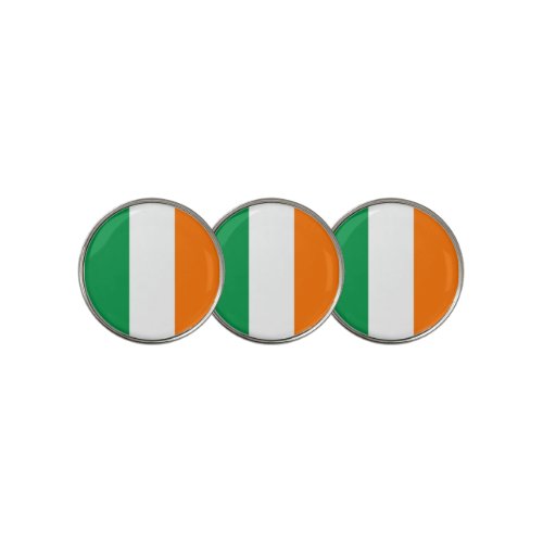 Golf Ball Marker with Flag of Ireland