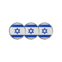 Golf Ball Marker with Flag of Israel