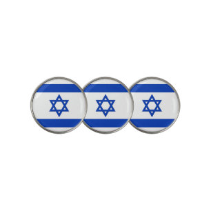 Golf Ball Marker with Flag of Israel