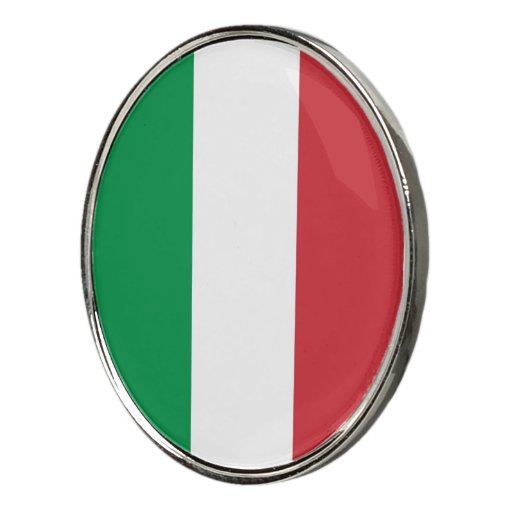 Golf Ball Marker with Flag of Italy | Zazzle