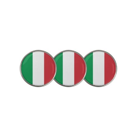Golf Ball Marker With Flag Of Italy