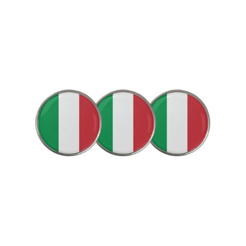 Golf Ball Marker with Flag of Italy