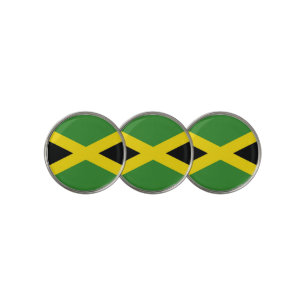 Golf Ball Marker with Flag of Jamaica