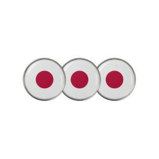 Golf Ball Marker with Flag of Japan