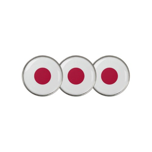 Golf Ball Marker with Flag of Japan