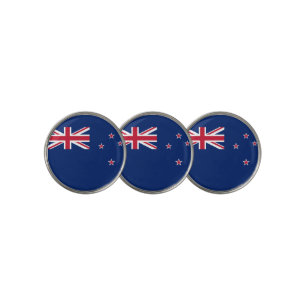 Golf Ball Marker with Flag of New Zealand
