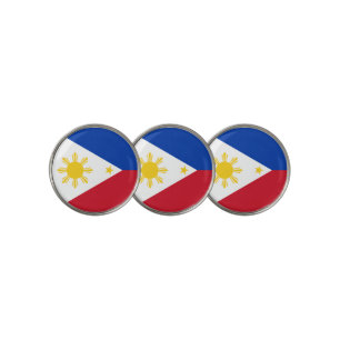 Golf Ball Marker with Flag of Philippines
