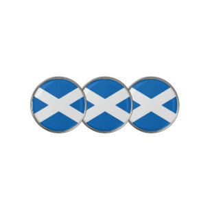Golf Ball Marker with Flag of Scotland