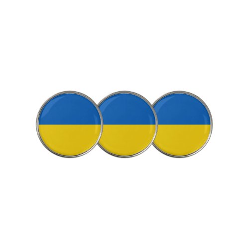 Golf Ball Marker with Flag of Ukraine