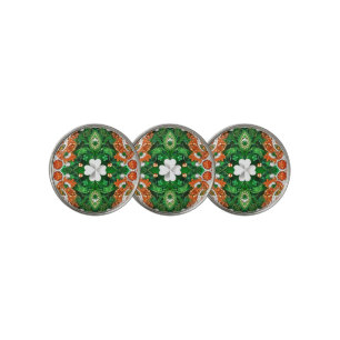Golf Ball Marker with Irish Colors