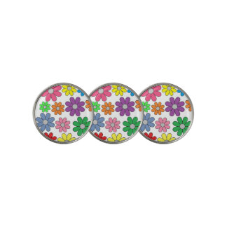 Golf Ball Markers - Crazy Daisies!