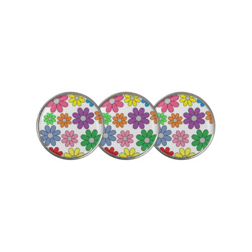 Golf Ball Markers _ Crazy Daisies