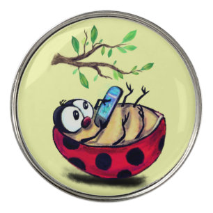 Golf Ball Markers with Ladybug - Fun