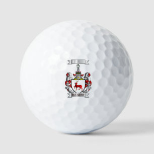 Golf Ball Mc Carthy Family Surname And Shield