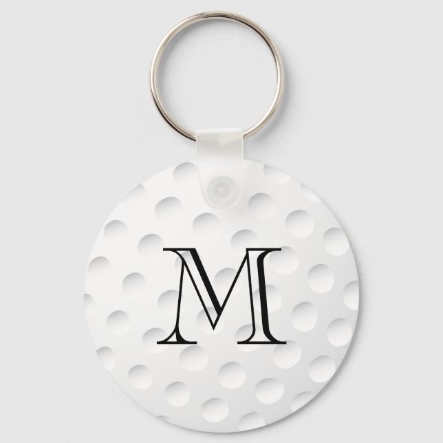 Golf Ball Monogram Keychain (Front)