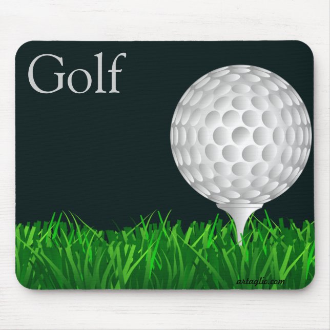 Golf ball mouse pad (Front)