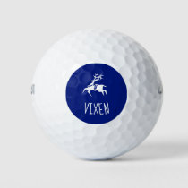 Golf Ball Named Vixen | Cute Reindeer Emoji / Icon
