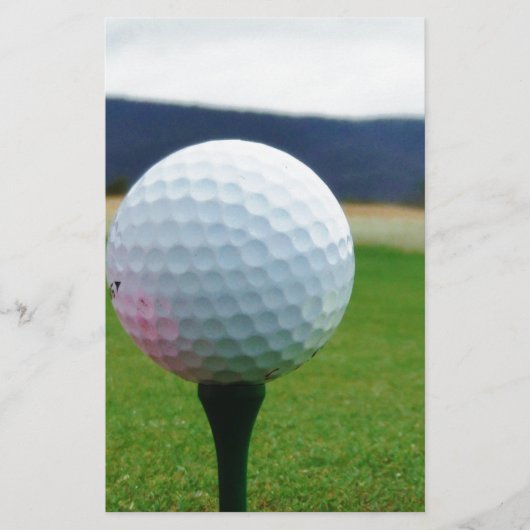 Golf Ball on a mountain golf course (Front)