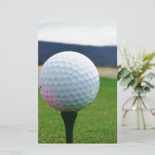 Golf Ball on a mountain golf course (Standing Front)