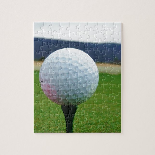 Golf Ball on a mountain golf course Jigsaw Puzzle (Vertical)