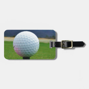 Golf Ball on a mountain golf course Luggage Tag
