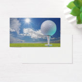 golf ball on a tee with grass (Desk)