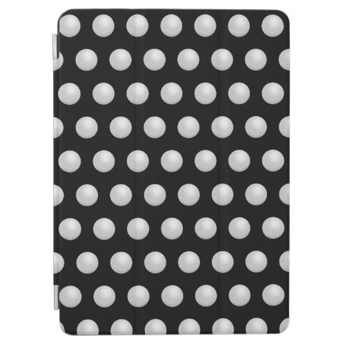 Golf ball on black  iPad air cover