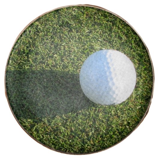 Golf Ball on Golf Green Chocolate Dipped Oreo (Front)
