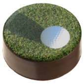 Golf Ball on Golf Green Chocolate Dipped Oreo (Angled)