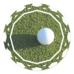 Golf Ball on Golf Green Stickers