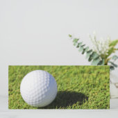 Golf Ball On Green Grass Course - Customized (Standing Front)