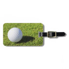 Golf Ball On Green Grass Course - Customized