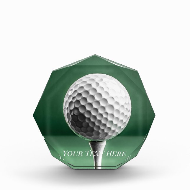 Golf Ball on Tee Award (Front)