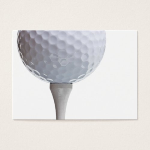 Golf Ball on Tee- Customized Business Card Templates