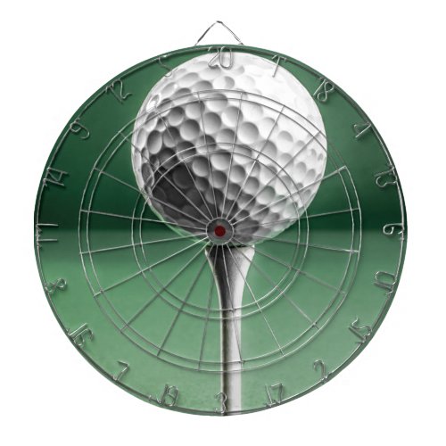 Golf Ball on Tee Dart Board