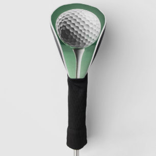 Golf Ball on Tee Golf Head Cover