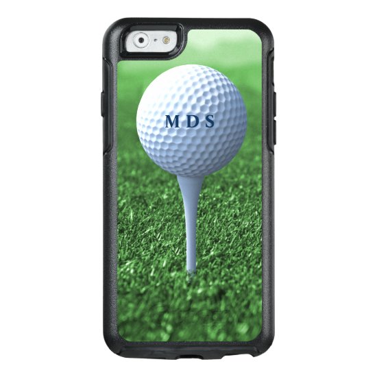 Golf Ball on Tee Green Grass Otterbox Monogram OtterBox iPhone 6/6s Case