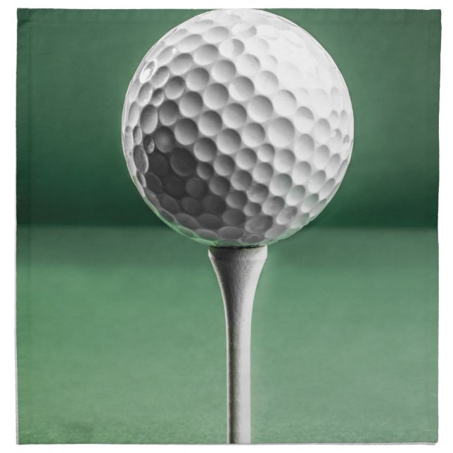 Golf Ball on Tee Napkin (Front)