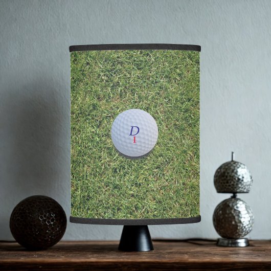Golf Ball On The Green Lamp Shade