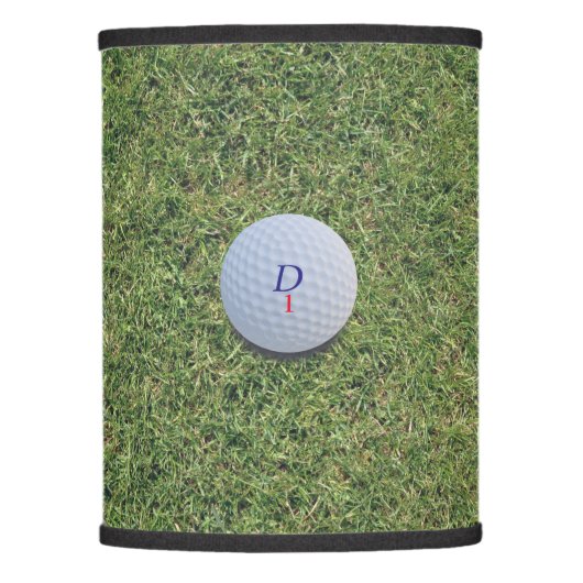 Golf Ball On The Green Lamp Shade (Front)