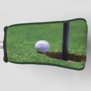 Golf ball on the Ground Putter Golf Head Cover