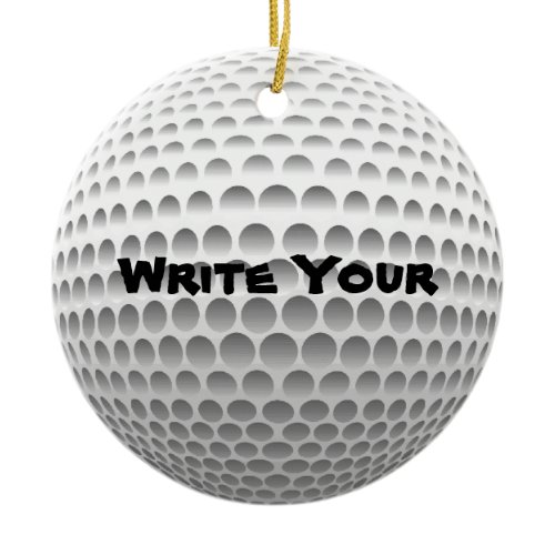 Golf Ball Ornaments