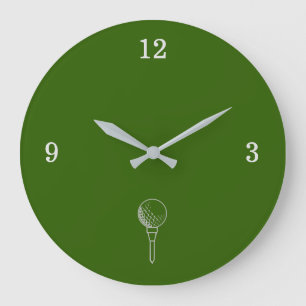 Golf Ball Outline Wall Clock