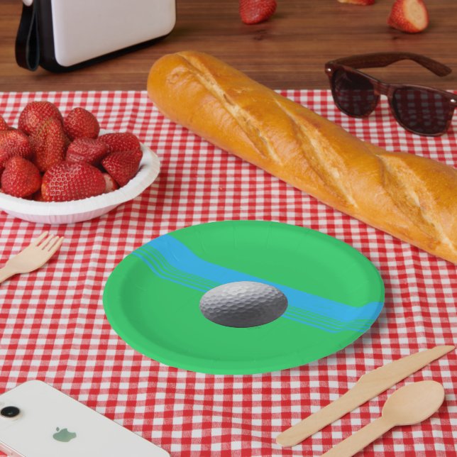 Golf Ball paper plates (Picnic)