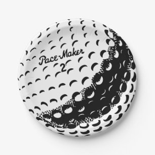 Golf Ball Paper Plates