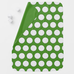 Golf Ball Pattern Baby Blanket