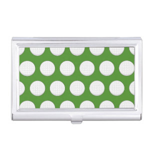 Golf Ball Pattern Business Card Case