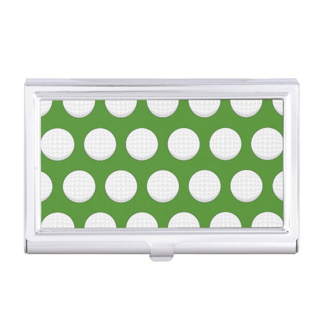 Golf Ball Pattern Business Card Case (Front)