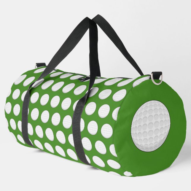 Golf Ball Pattern Duffle Bag (Left Corner)