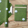 Golf Ball Pattern Putting Green Golf Theme Golfers Wrapping Paper